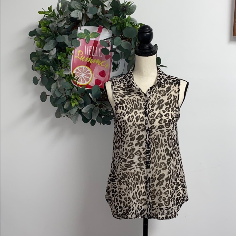 H&M Animal Print Top